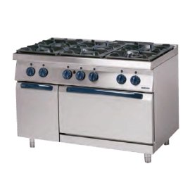 Cuisinière 6 Feux/Four à Gaz G900